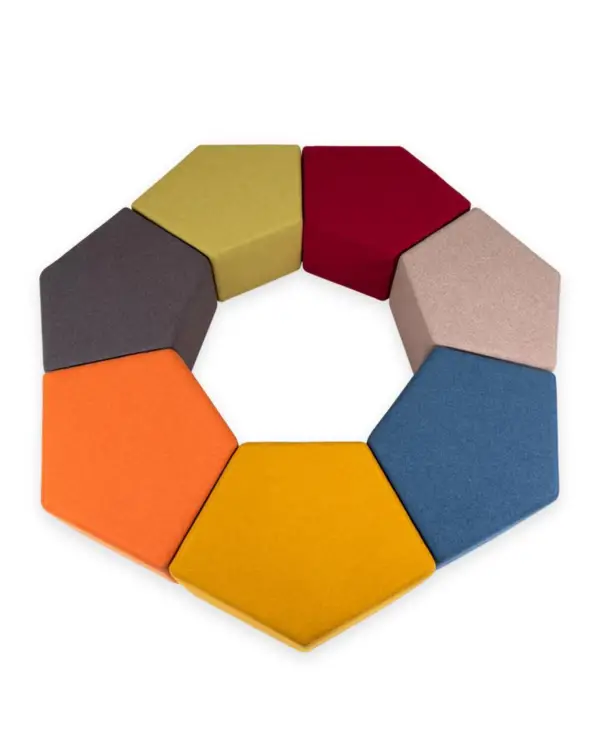 pentagonal poufs - Image 2