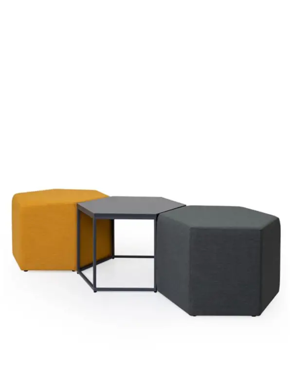 hexagonal poufs - Image 2