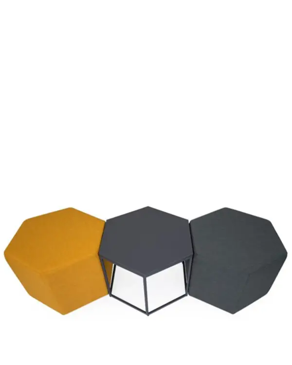 hexagonal poufs - Image 3